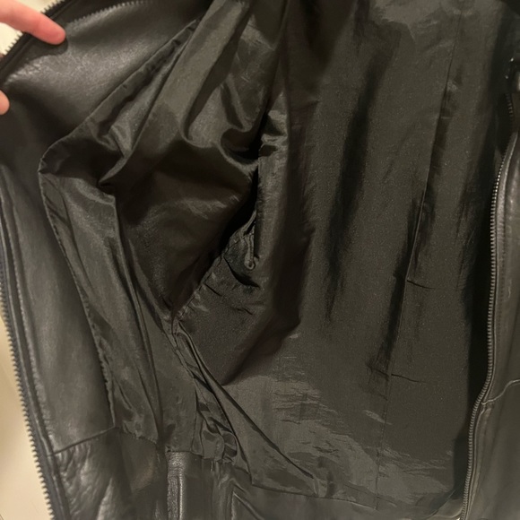 Men’s leather bomber jacket - Picture 4 of 7